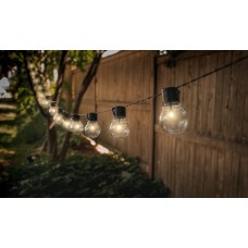 10 Solar-Powered Retro-Style String Light Bulbs